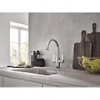 GROHE - K700 Evier sous-plan 550 x 450mm + Siphon, bonde et vidage inclus, Acier inoxydable (31574SD1) - vignette