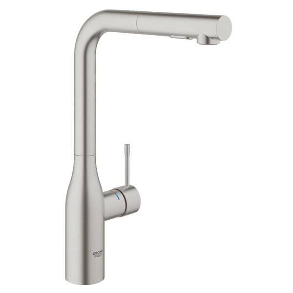 GROHE - Grohe Essence Mitigeur monocommande robinet, Supersteel (30270DC0) - large