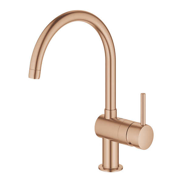 GROHE - Grohe Minta, mitigeur monocommande évier, Warm Sunset brossé (32917DL0) - large