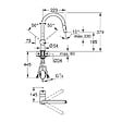 GROHE - Minta mitigeur monocommande évier avec douchette 2 jets, cuivre brossé (G32321DL2) - vignette