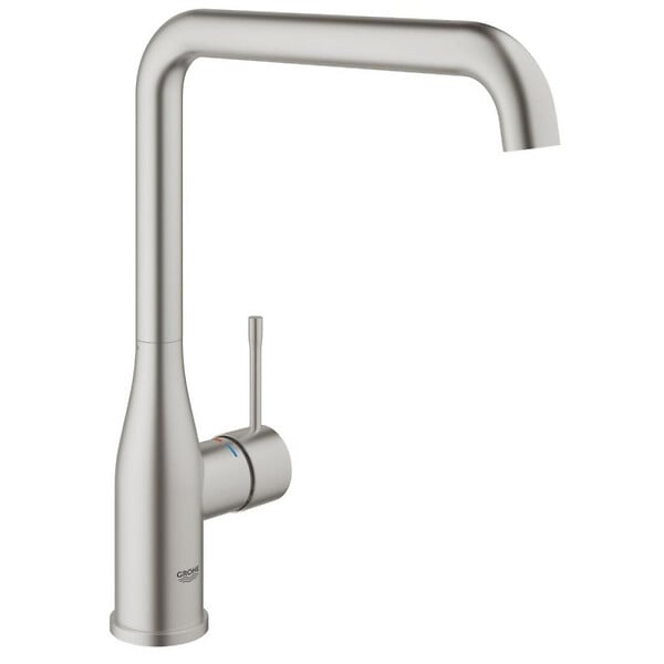 GROHE - Grohe Essence Mitigeur monocommande d'évier, Supersteel (30269DC0) - large