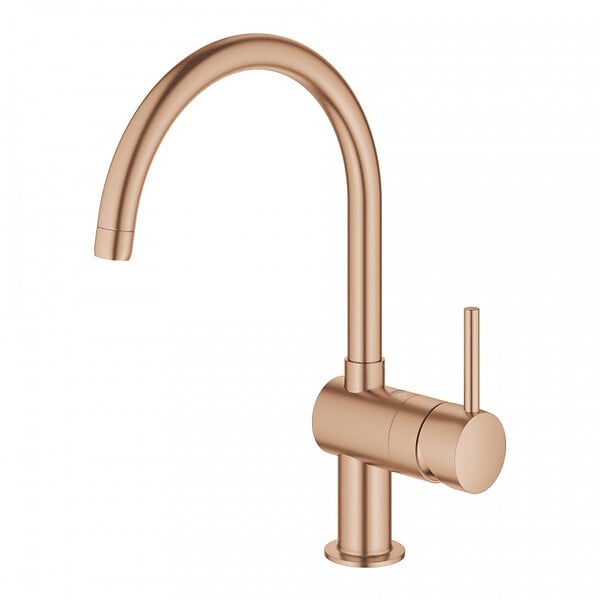 GROHE - Grohe Minta, mitigeur monocommande évier, Warm Sunset brossé (32917DL0) - large