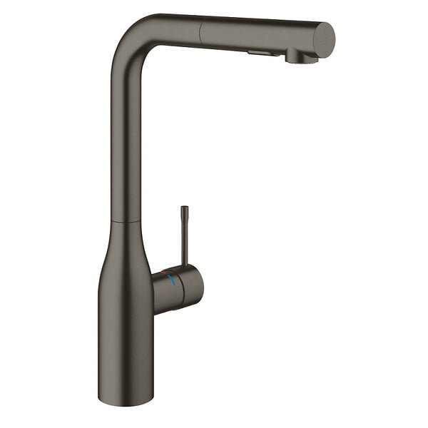 GROHE - Grohe Essence Mitigeur monocommande Evier Hard Graphite brossé (30270AL0) - large