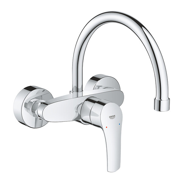 GROHE - EUROSMART Mitigeur Monocommande d'évier, Chrome (32482003) - large