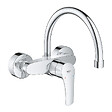 GROHE - EUROSMART Mitigeur Monocommande d'évier, Chrome (32482003) - vignette