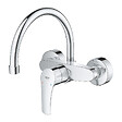 GROHE - EUROSMART Mitigeur Monocommande d'évier, Chrome (32482003) - vignette