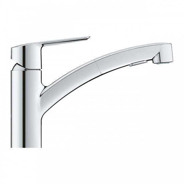 GROHE - Grohe Mitigeur monocommande évier avec Limiteur de débit, Chrome (MM300030007001) - large
