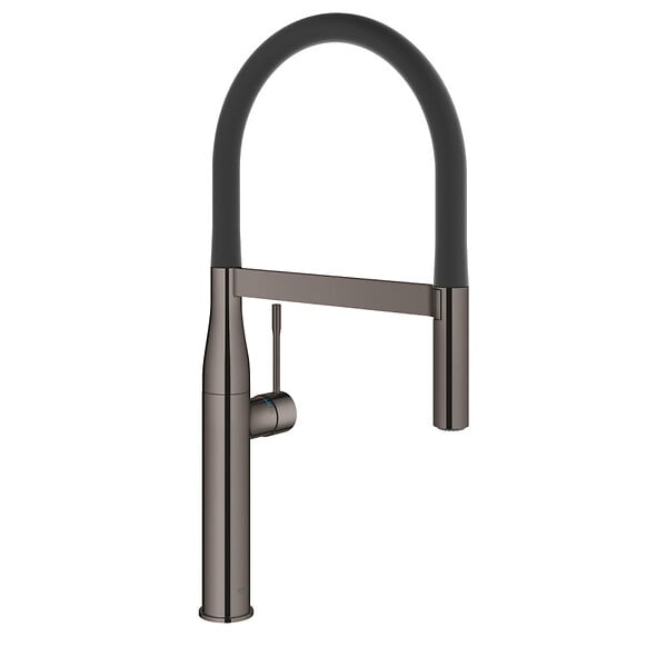 GROHE - Grohe Essence Mitigeur monocommande évier avec Limiteur de température, Hard Graphite (30294A00) - large