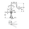 GROHE - Minta mitigeur monocommande évier avec douchette 2 jets, cuivre brossé (G32322DL2) - vignette
