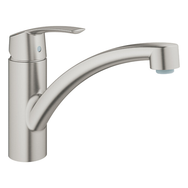 GROHE - Grohe Start Mitigeur monocommande évier, zone de rotation 140°, supersteel (G-32441DC1) - large