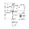 GROHE - Mitigeur évier START GROHE 24165003 FastFixation - bec haut - taille XL - chrome - vignette