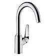 HANSGROHE - Hansgrohe Focus M42 Mitigeur de cuisine 220, 1 jet, bec orientable à 360°, chromé - vignette