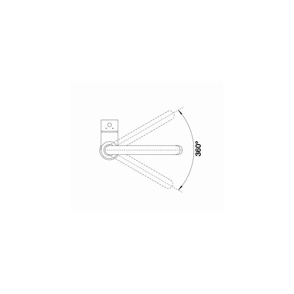 BLANCO - Blanco Mitigeur MIDA en Silgranit avec col de cygne orientable à 360°, Blanc  (519418) - large