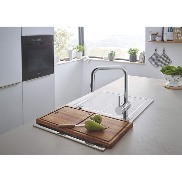 GROHE - Grohe Minta Mitigeur monocommande Évier, Chrome (32322002) - large