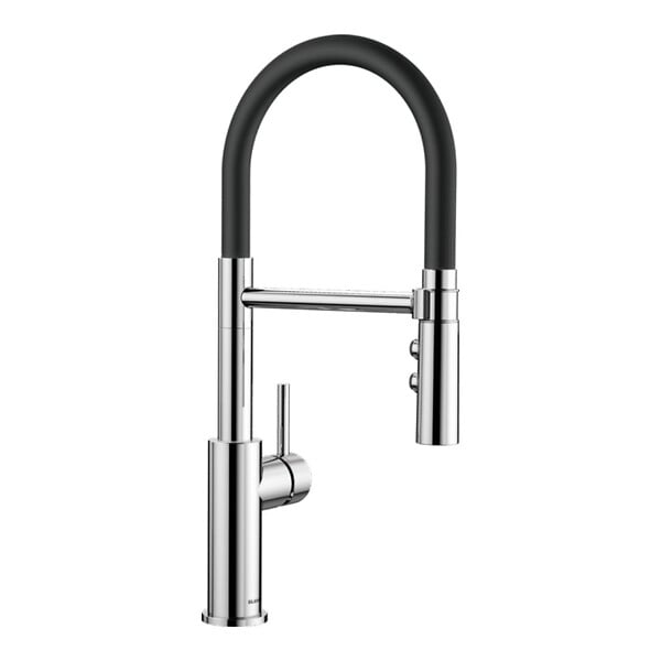 BLANCO - Blanco Catris-S Flexo Mitigeur pour évier avec douchette double jet et bec orientable à 360°, Chromé (525791) - large