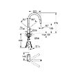 GROHE - MITIGEUR EVIER MINTA BECC DOUCHETTE 2 JETS - vignette