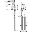HANSGROHE - Hansgrohe Talis M54 Mitigeur de cuisine 270, avec douchette extractible 1 jet, sBox, Noir mat (72809670) - vignette