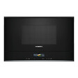SIEMENS - iQ700 four à micro-ondes encastrable compact 21 L, 7 programmes, écran TFT, noir (BF722L1B1) - vignette