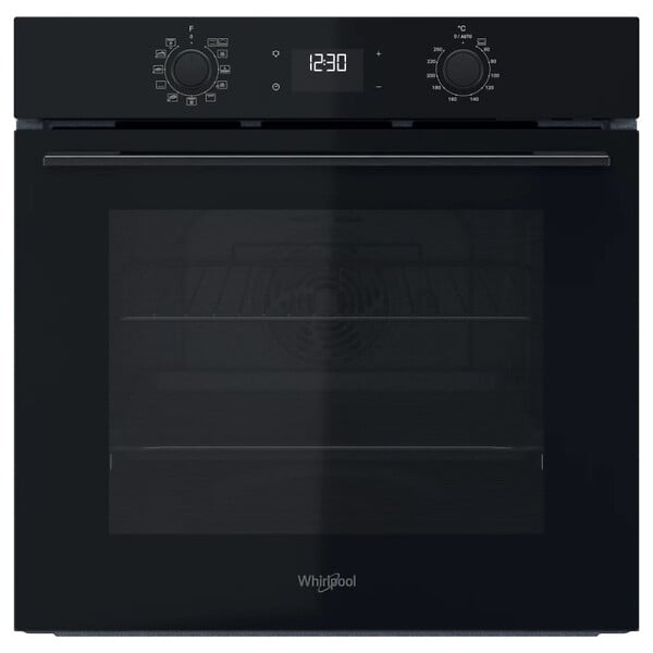 WHIRLPOOL - Whirlpool Four encastrable 71 L, 8 programmes cuisson, chaleur tournante pulsée, fonctions levage de pâtes, pizzas (OMK58CU1SB) - large