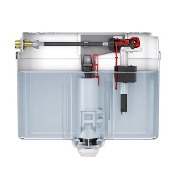 TECE - Tece Robinet flotteur F 10 compatibilité universelle pour réservoirs encastrés et suspendus (9820353) - large