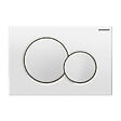 GEBERIT - Geberit Plaque de déclenchement double touche SIGMA 01 blanche  (115.770.11.5) - vignette