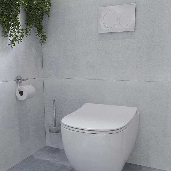 GEBERIT - Geberit Plaque de déclenchement double touche SIGMA 01 blanche  (115.770.11.5) - large