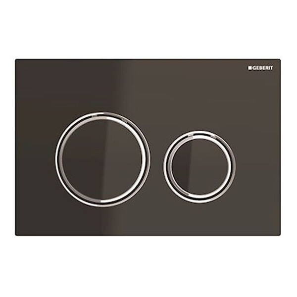 GEBERIT - Geberit Plaque de déclenchement sigma 21, Verre noir (115.884.SJ.1) - large