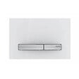 GEBERIT - Geberit Plaque de déclenchement Sigma 50, blanc alpin boutons chrome (115.788.11.2) - vignette