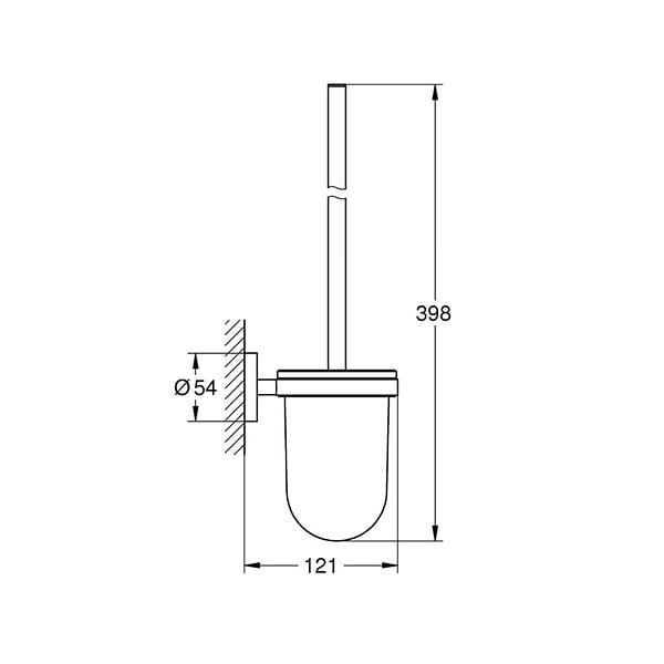 GROHE - Porte-balai de WC GROHE Quickfix - Start Accessories - large