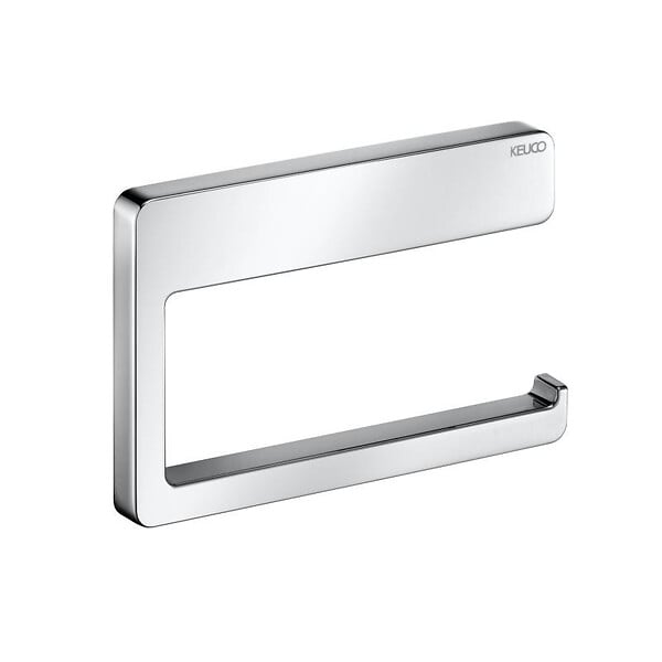 KEUCO - Moll Porte-rouleau de papier toilette, fixation murale invisible, Chrome (12762010000) - large