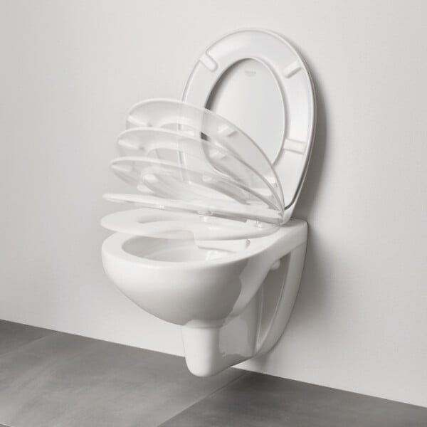GROHE - Grohe Bau Ceramic Siège abattant WC, blanc (39493000) - large
