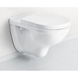VILLEROY & BOCH - Cuvette à fond creux sans bride O.novo Villeroy & Boch, 360 mm x 560 mm + Abattant softclose, blanc (5660HR01) - vignette