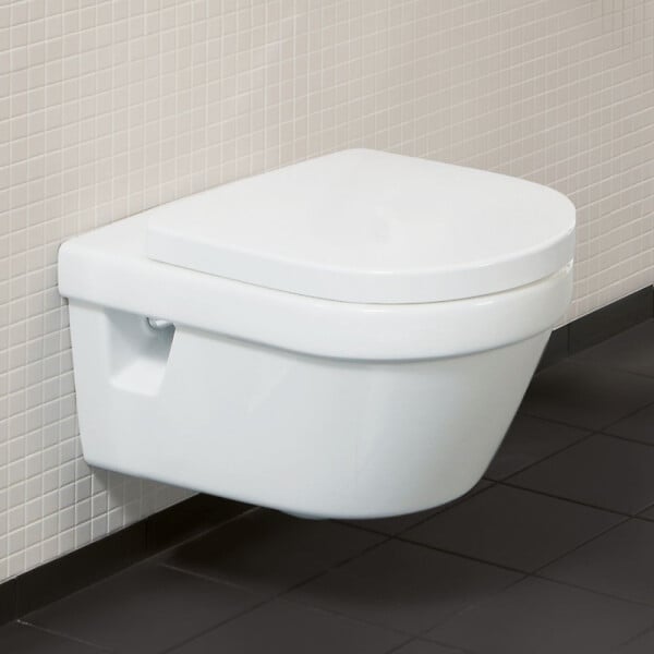 VILLEROY & BOCH - Villeroy & Boch Abattant WC architectura declipsable avec frein de chute (98M9C101) - large