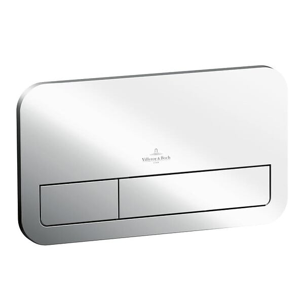VILLEROY & BOCH - Villeroy & Boch VICONNECT plaque de déclenchement chrome (92249061) - large