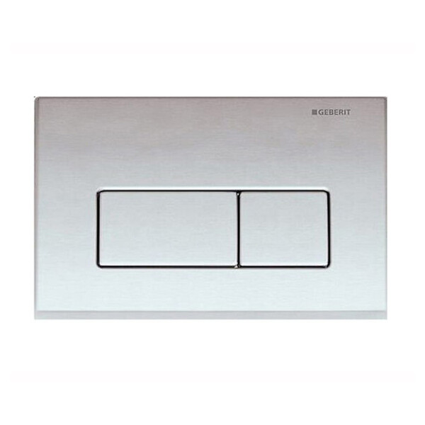 GEBERIT - Plaque de déclenchement Kappa 50, double touche, chrome  (115.119.11.1) - large