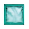 GLASSBLOCKS - Luxfera brique de verre 19x19x8 cm, vert transparent brillant (1908WTURQUOISE) - vignette