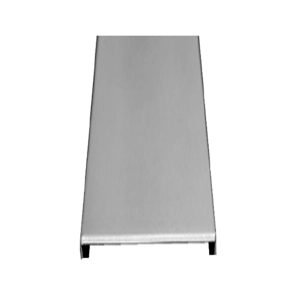 GLASSBLOCKS - Barre de finition pour briques en verre 8x1x200 cm, inox brossé (GBLNEREZKN2M) - large