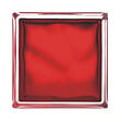 GLASSBLOCKS - Glassblocks Luxfera brique de verre 19x19x8 cm, rouge transparent brillant (1908WREBR) - vignette