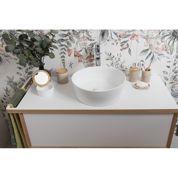 OPTIMA - Poly Distributeur de savon en polyrésine, Sable (POLY99) - large