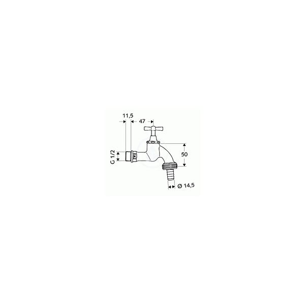 SCHELL - Robinet double service (034050399) - large