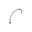 GROHE - Bec tubulaire pour robinetterie verticale de cuisine, 1/2", Chromé (13070000) - vignette