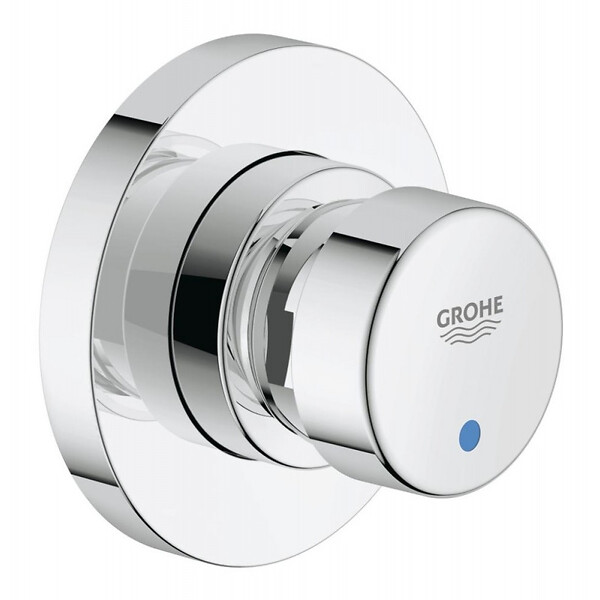 GROHE - Vanne murale à fermeture automatique, chrome - large