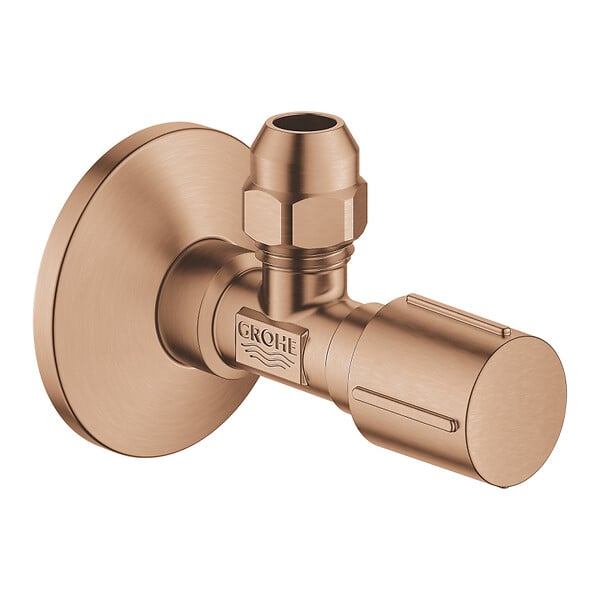 GROHE - Grohe Robinet d'arrêt équerre 1/2″, cuivre brossé (G22037DL0) - large