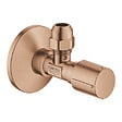 GROHE - Grohe Robinet d'arrêt équerre 1/2″, cuivre brossé (G22037DL0) - vignette