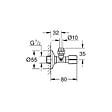 GROHE - Grohe Robinet d'arrêt équerre 1/2″, or (22037GN0) - vignette