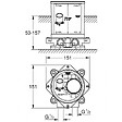 GROHE - Grohe Platine support ½" (45984001) - vignette