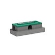 HANSGROHE - Hansgrohe uBox, corps d'encastrement pour caniveaux de douche linéaires 33,8 cm (01000180) - vignette