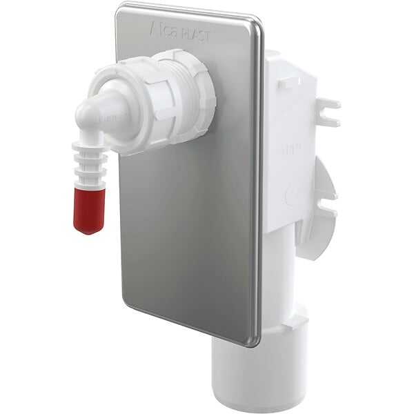 ALCA - Alca Siphon Entonnoir DN40 et DN50 avec cache en acier inoxydable (AKS7) - large