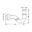 HANSGROHE - Siphon tube 1 1/4" (55237000) - vignette