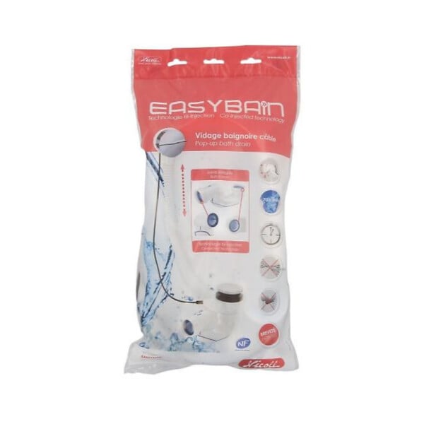 NICOLL - Vidage De Baignoire Easybain Wave À Câble 650 Mm - large